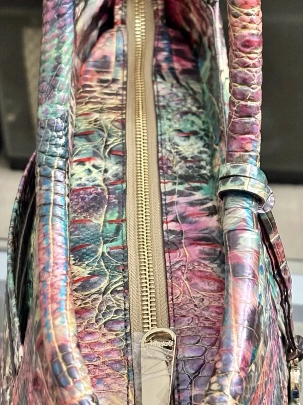 NWT Brahmin Large Elaine Shapeshifter Melbourne & Matching Wallet.